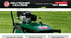 Desktop Screenshot of deutschermowers.com.au