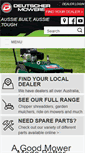 Mobile Screenshot of deutschermowers.com.au